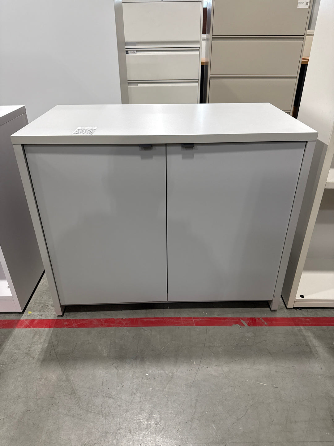 Wooden 2-High Closed Storage