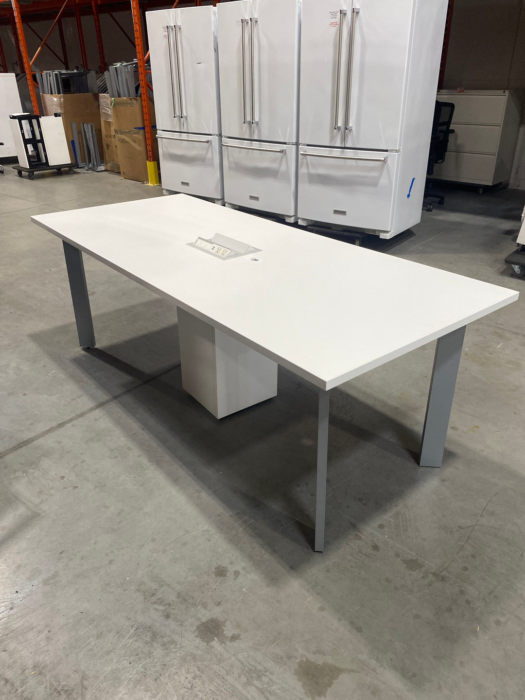 Rectangle Boardroom Table w/Electrical