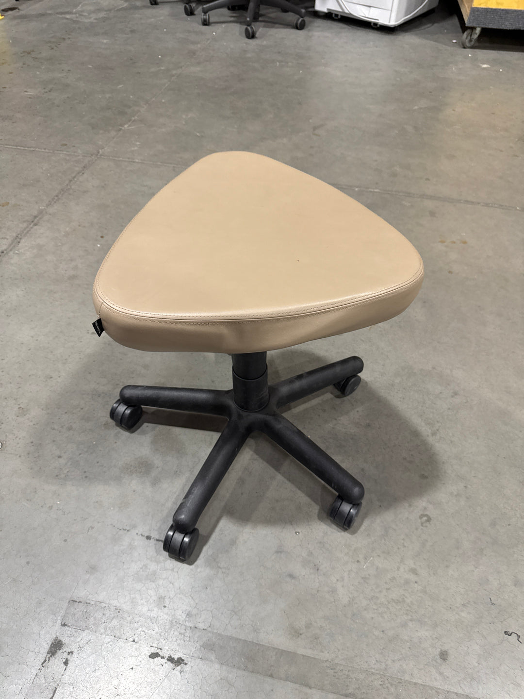 Teknion Leather Stool