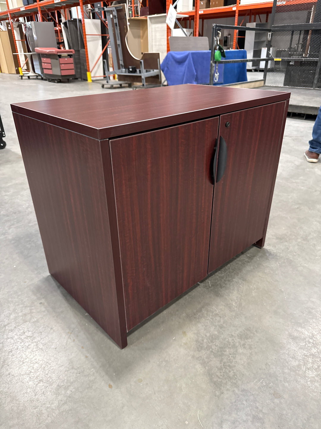 Wooden 2-High Closed Storage
