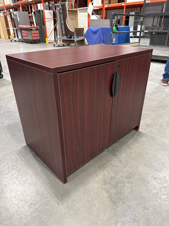 Wooden 2-High Closed Storage