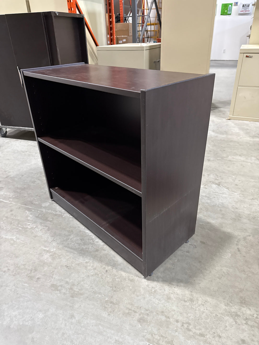 Wooden 2-High Bookcase
