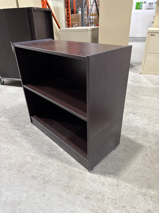 Wooden 2-High Bookcase