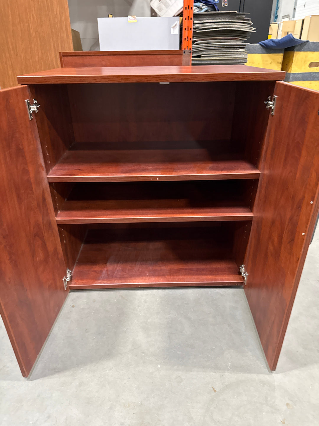 Wooden 3-High Closed Storage