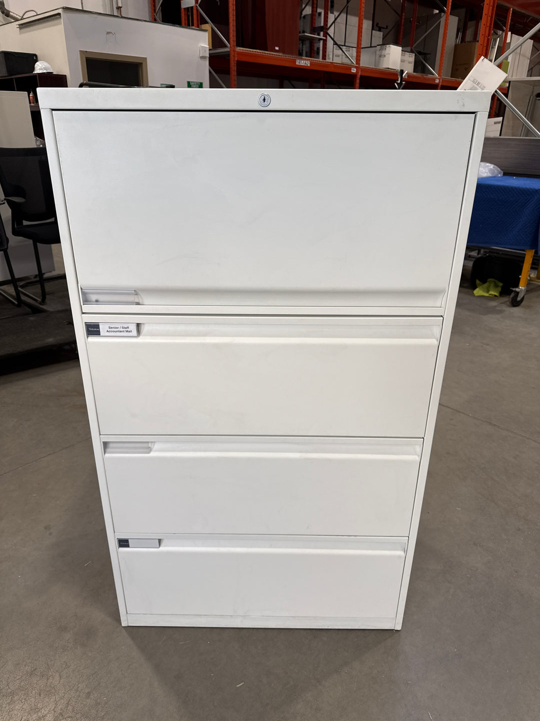 Teknion Metal 4-High Lateral File Cabinet