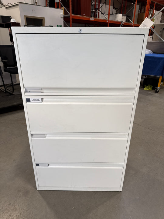 Teknion Metal 4-High Lateral File Cabinet