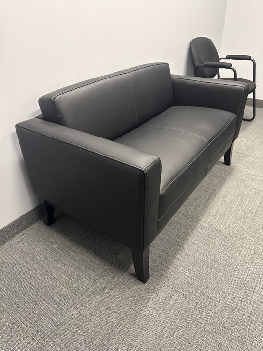 Leather Loveseat