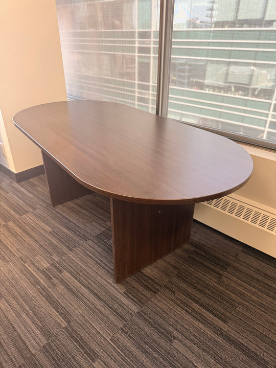 6' Racetrack Boardroom Table