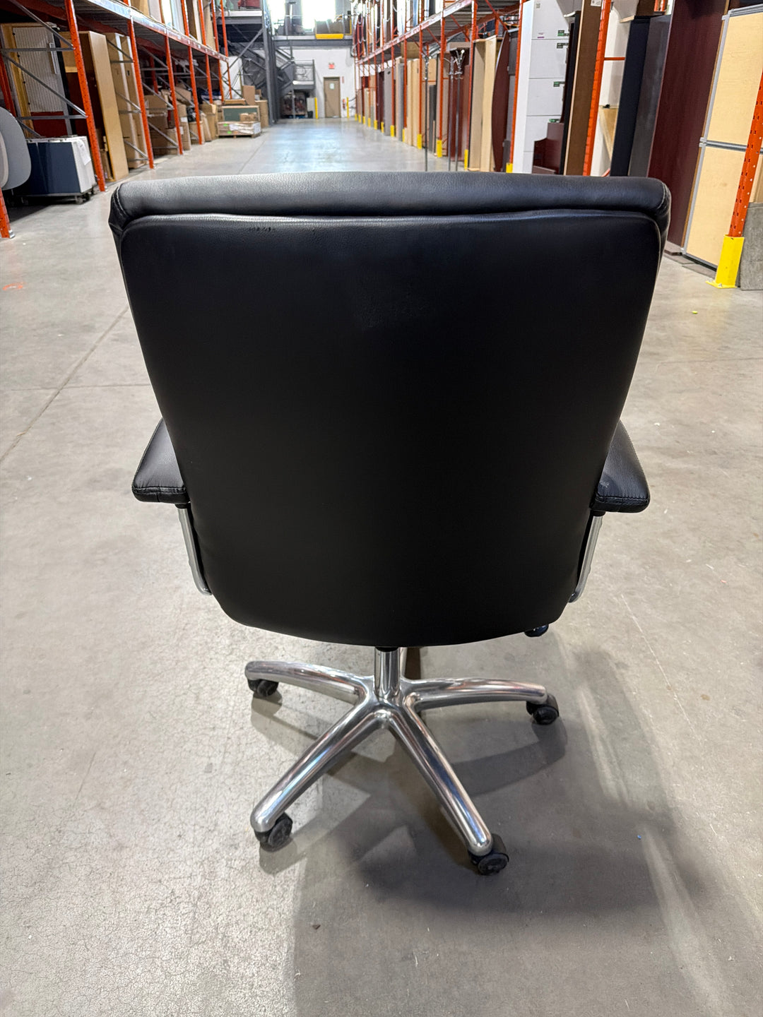 Leather Mid Back Meeting Chair