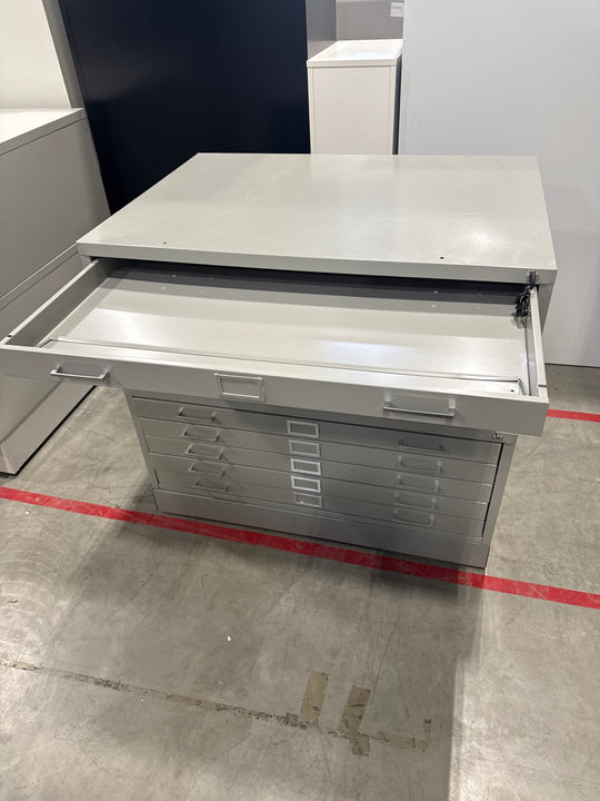 Metal Flat File Cabinet