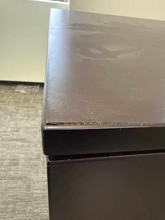 Wooden 2-High Lateral File Cabinet