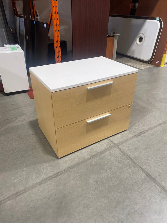 2-High Lateral File Cabinet w/Surface Top