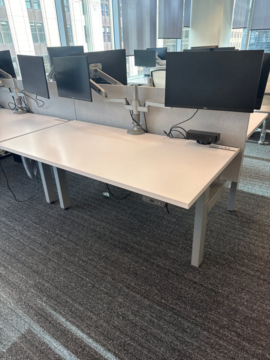 Knoll 4-Pod Sit Stand Workstation