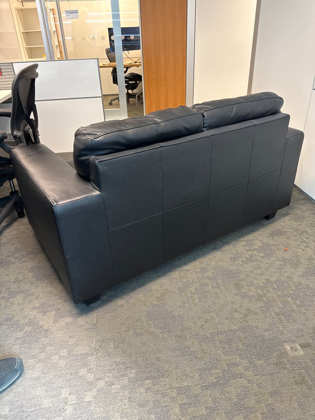 Leather Loveseat