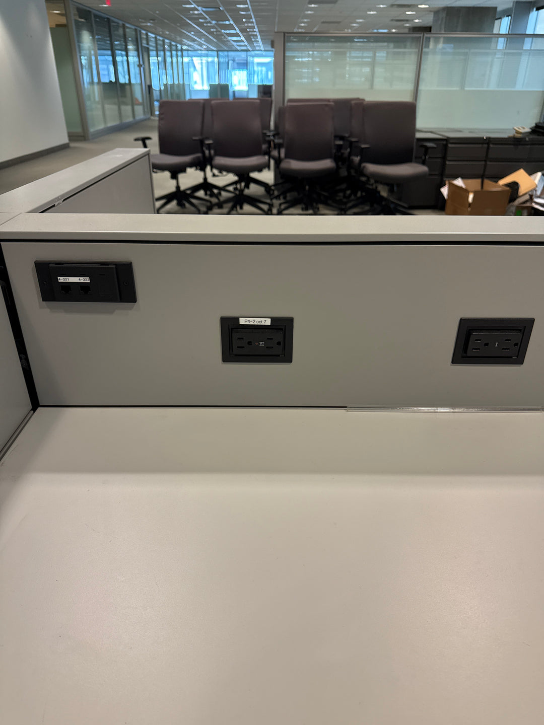 6' Benching Workstation w/BBF Ped
