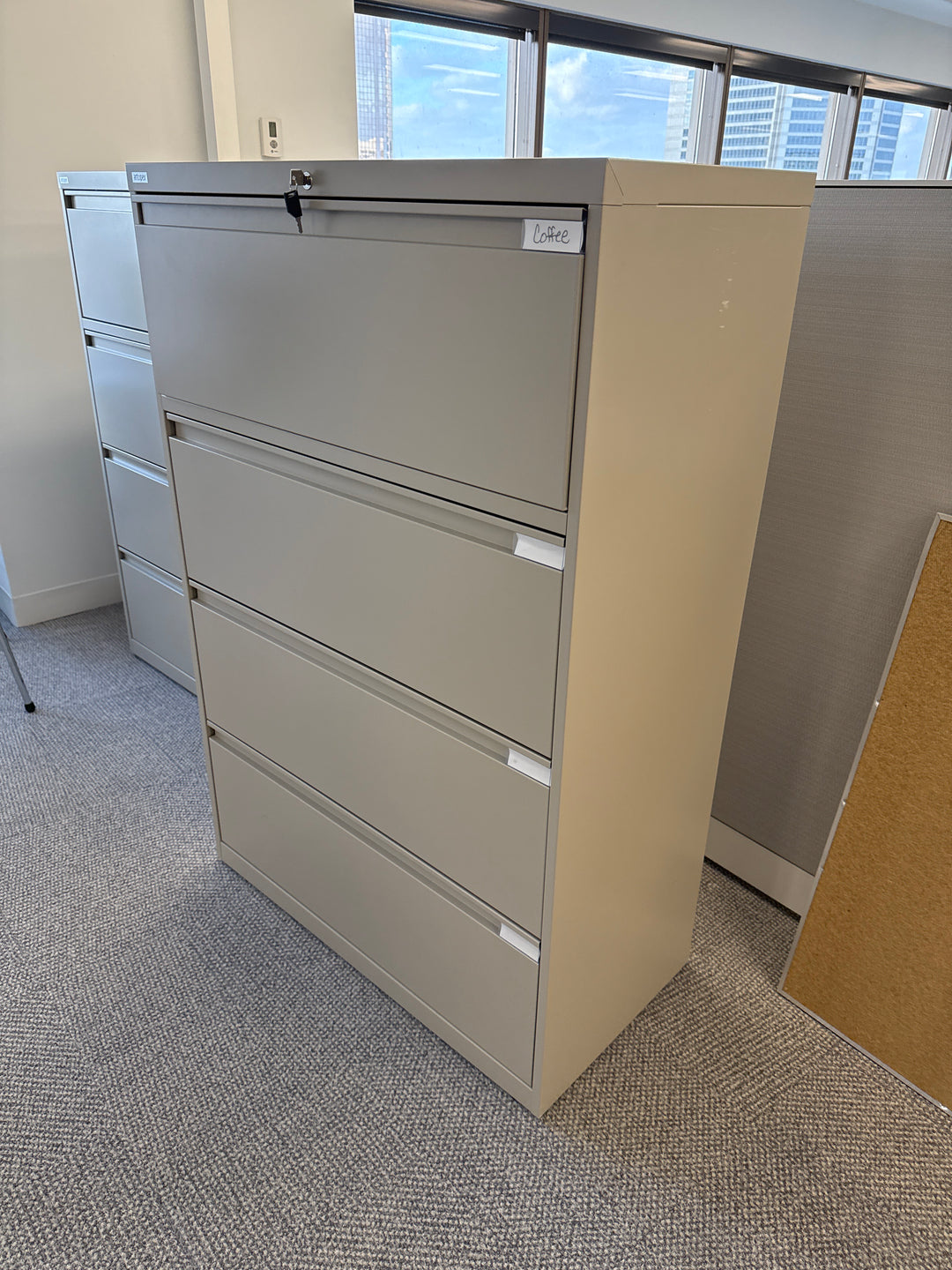 Artopex Metal 4-High Lateral File Cabinet