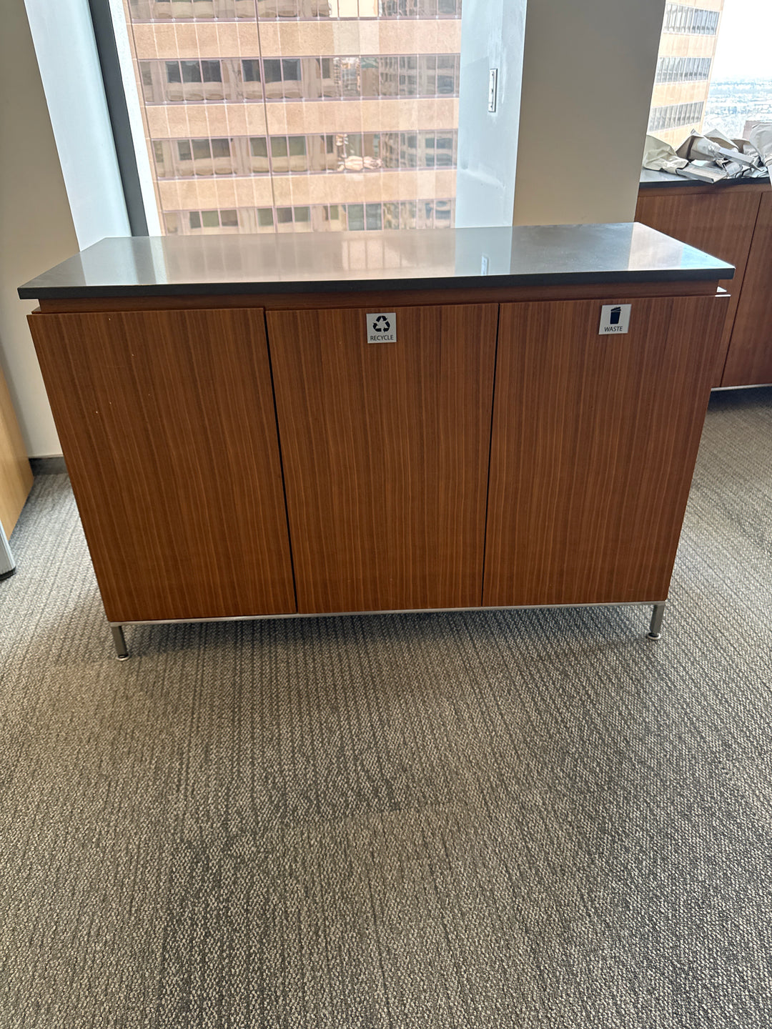 Garbage and Recycle Credenza