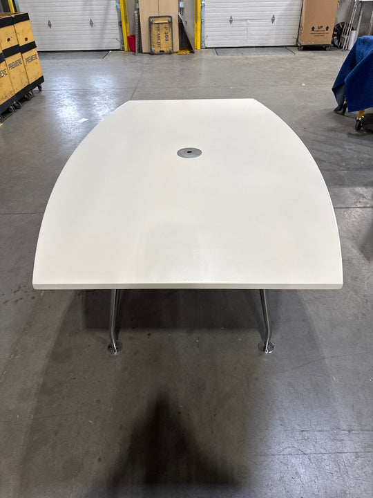 6.5’ Boatshape Boardroom Table