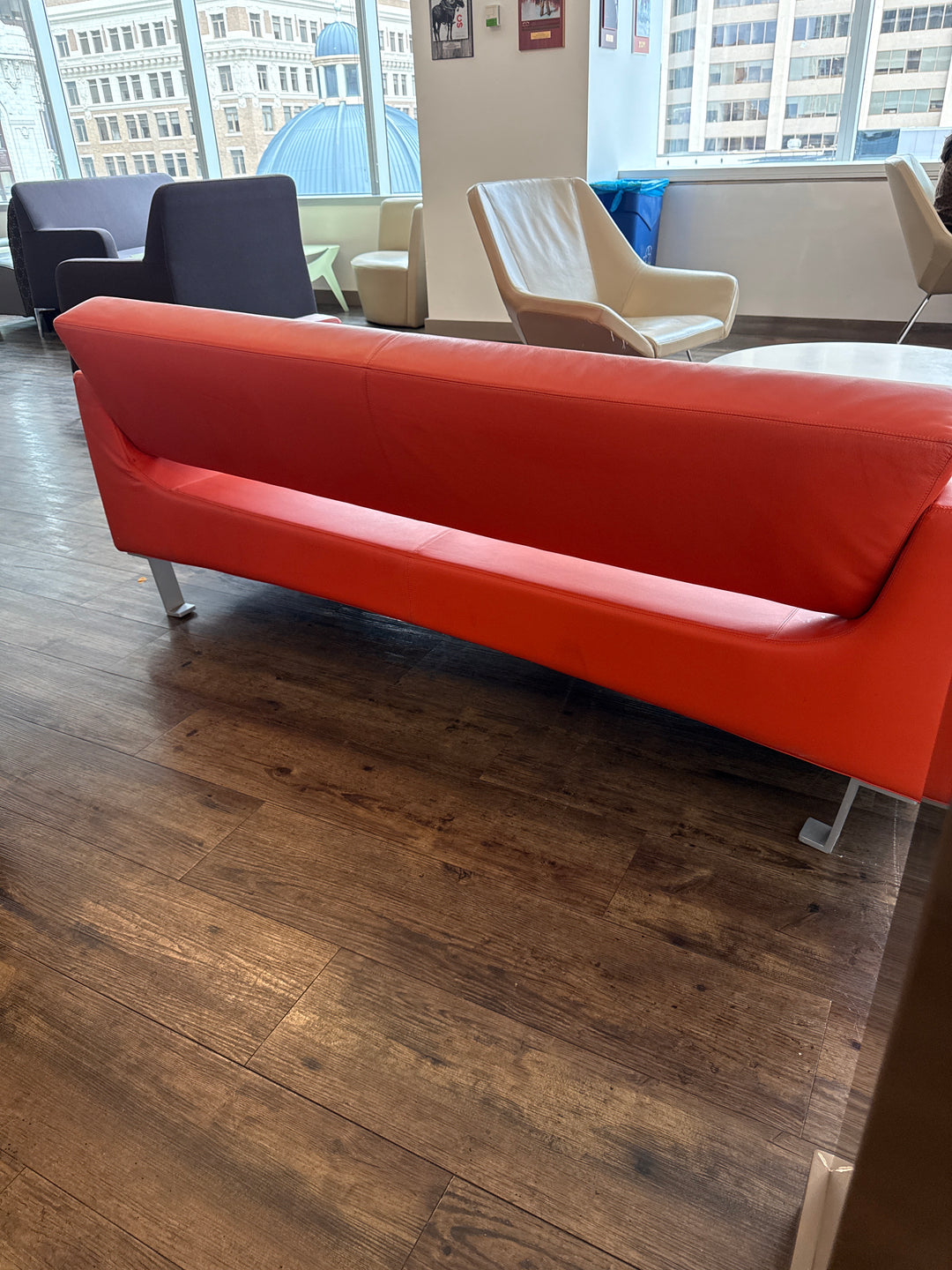 Leather Loveseat