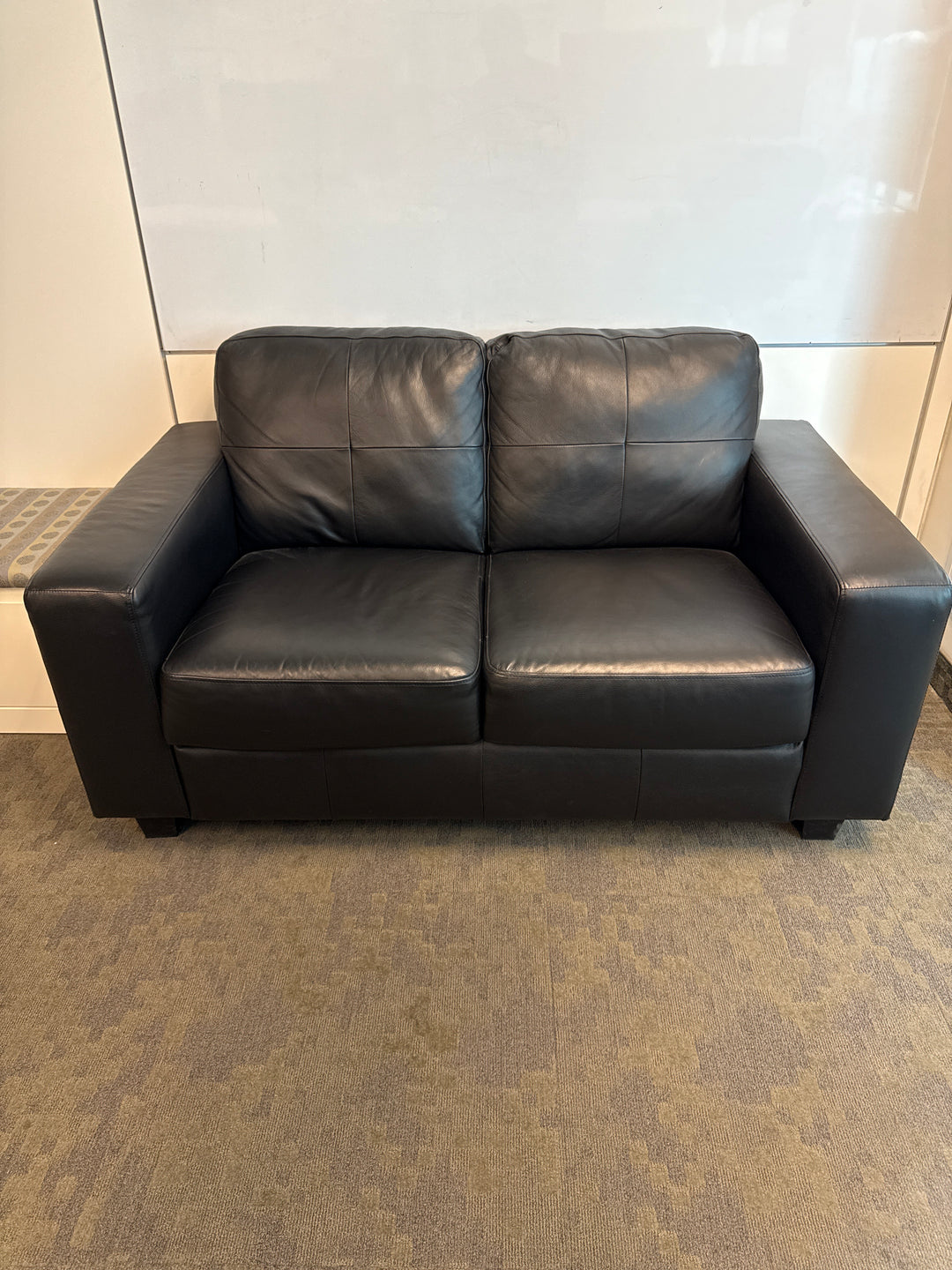 Leather Loveseat