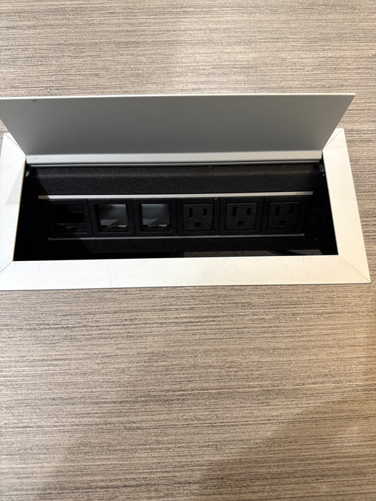 Artopex 14' Rectangle Boardroom Table w/Electrical