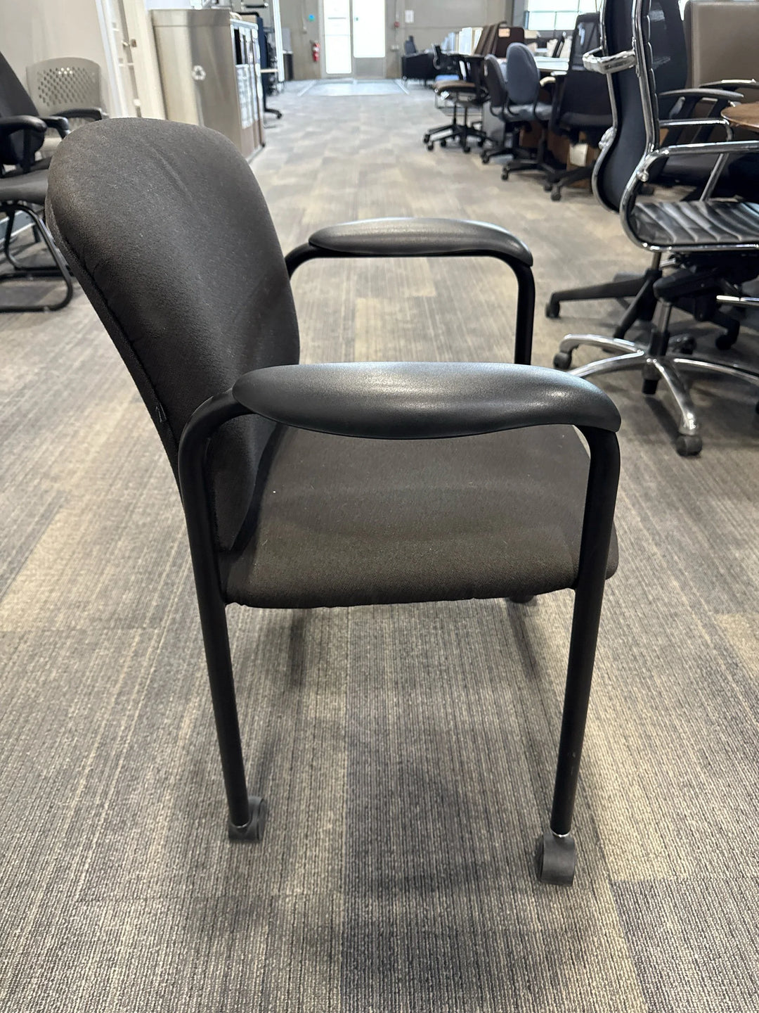 Mobile Fabric Guest Chair  (Set of 2)