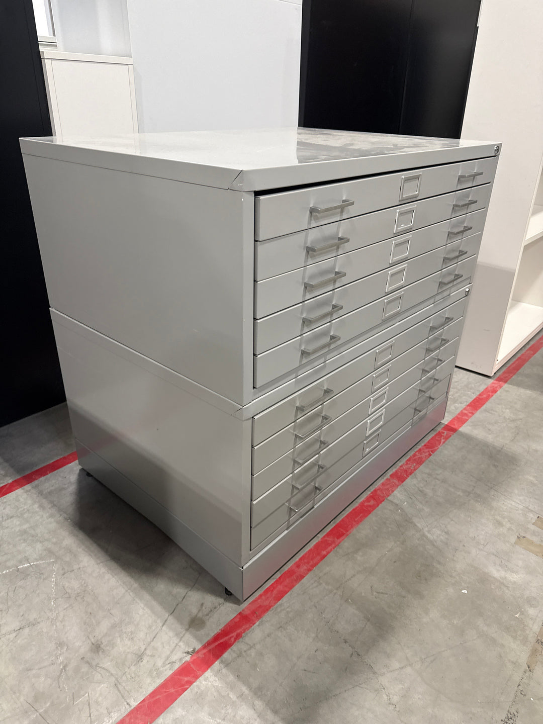 Metal Flat File Cabinet