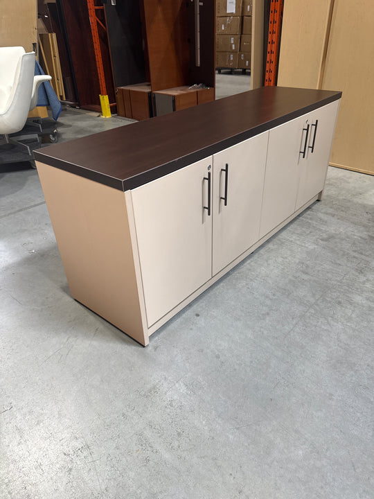 Wooden 4-Door Credenza