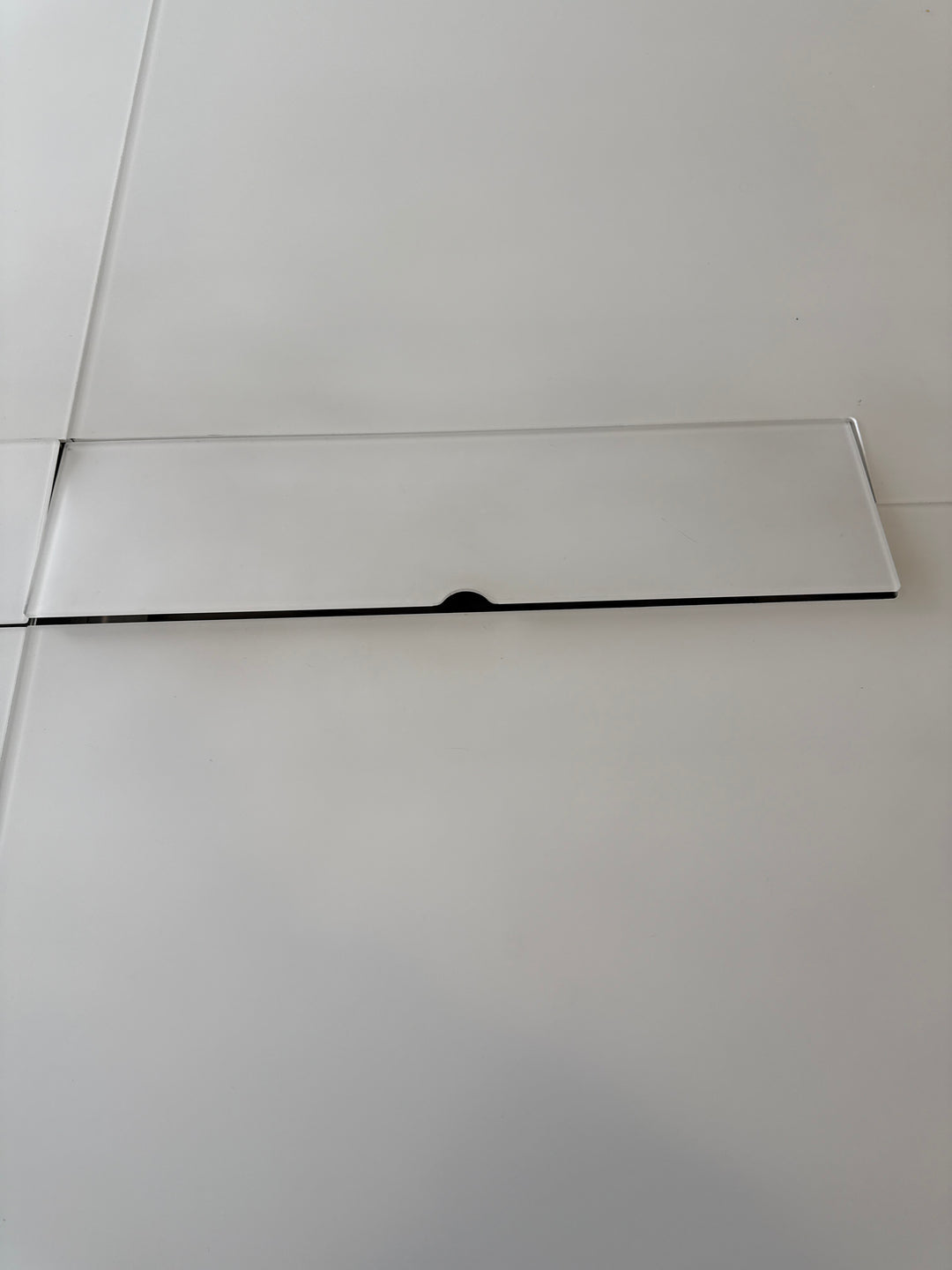 11' Rectangle Glass Top Boardroom Table w/Electrical