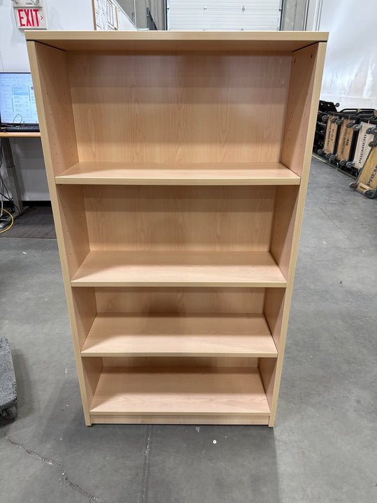 Wooden 4-High Bookcase