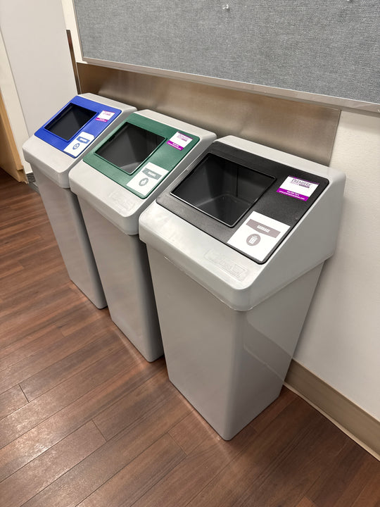 Garbage, Recycling and Organics Bin Set