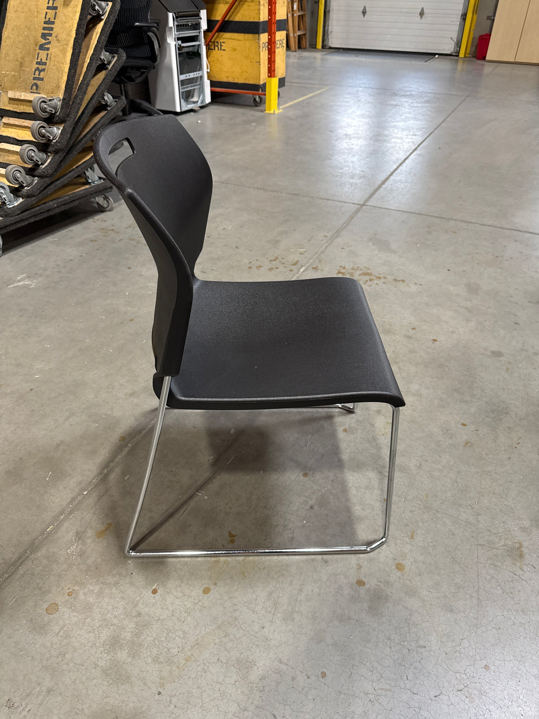 Plastic Stacking Sled Base Chair