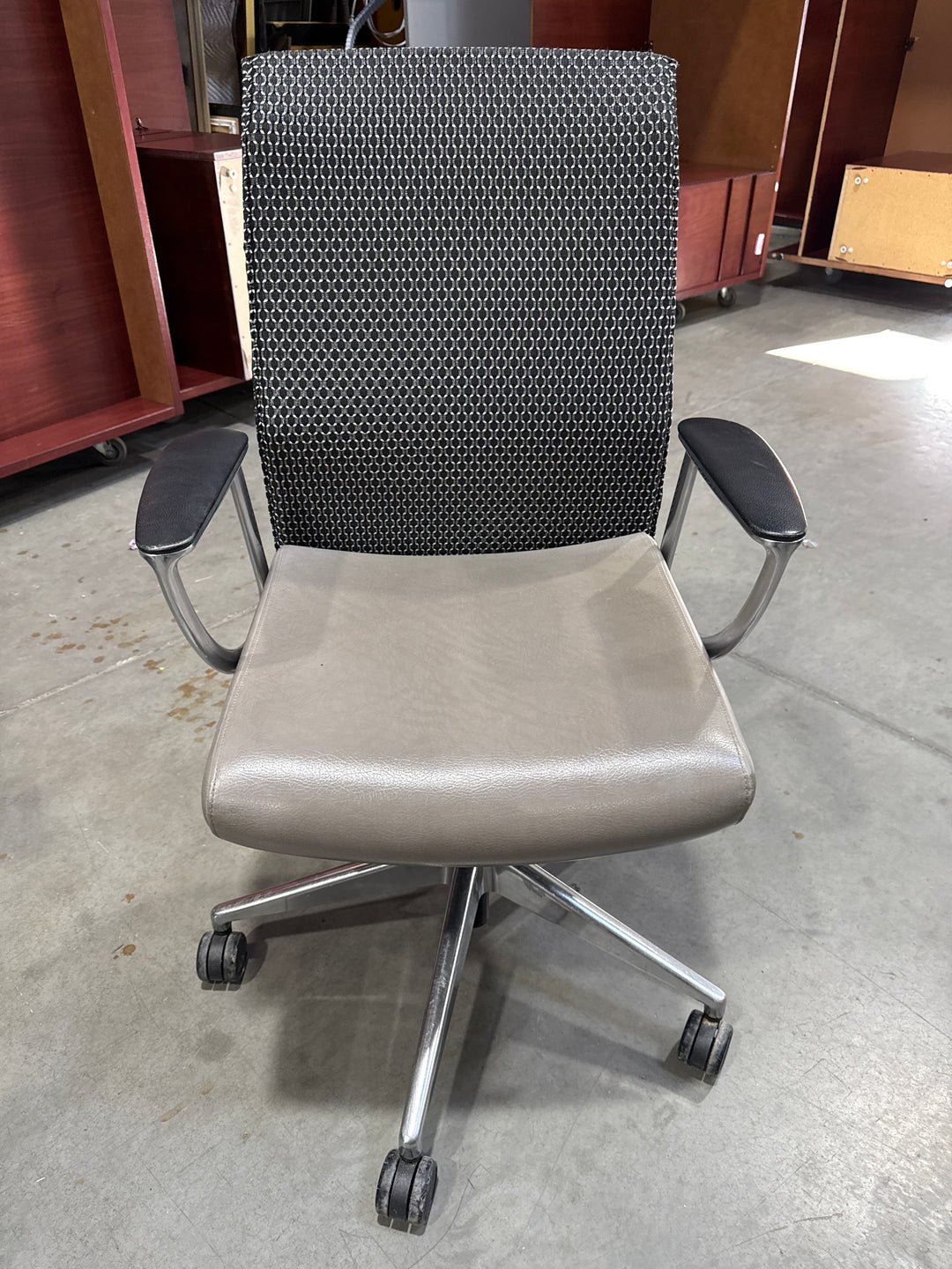 All Seating Ridge Chair Allseating Leather Seat Meeting Chair – Premiere Office Furniture