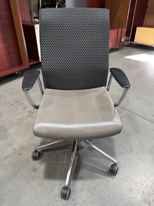 Allseating Leather Seat Meeting Chair