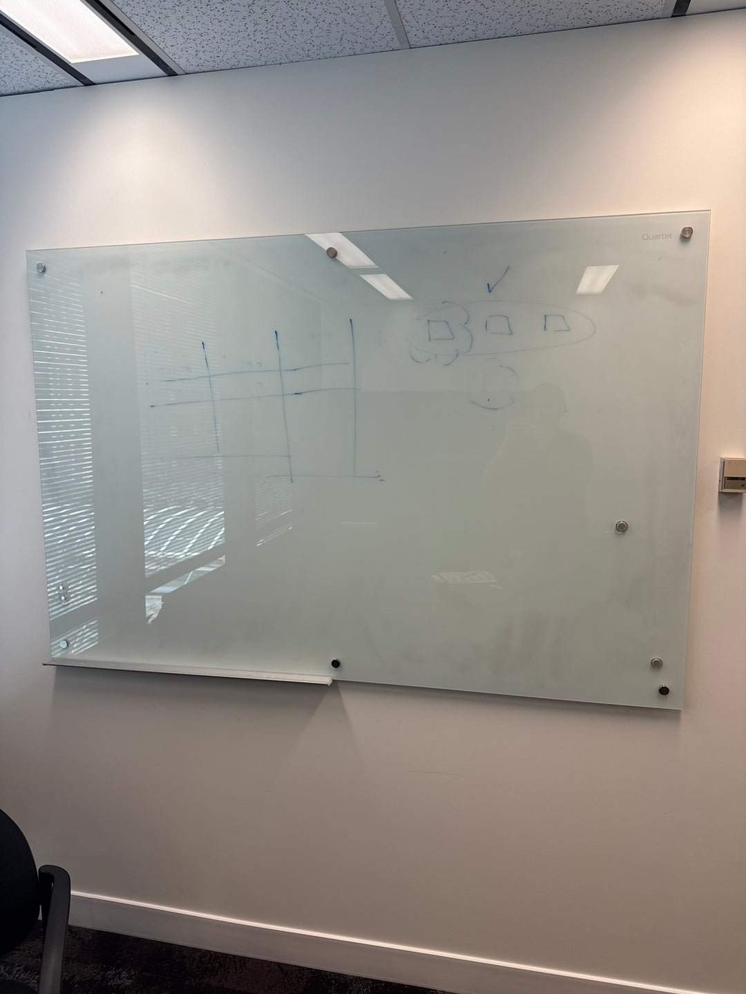 6' x 4' Glass Whiteboard
