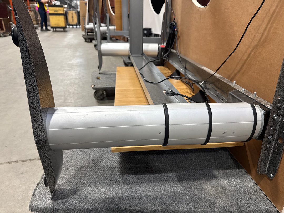 Haworth L-Shape Electronic Sit Stand Desk w/BF Ped