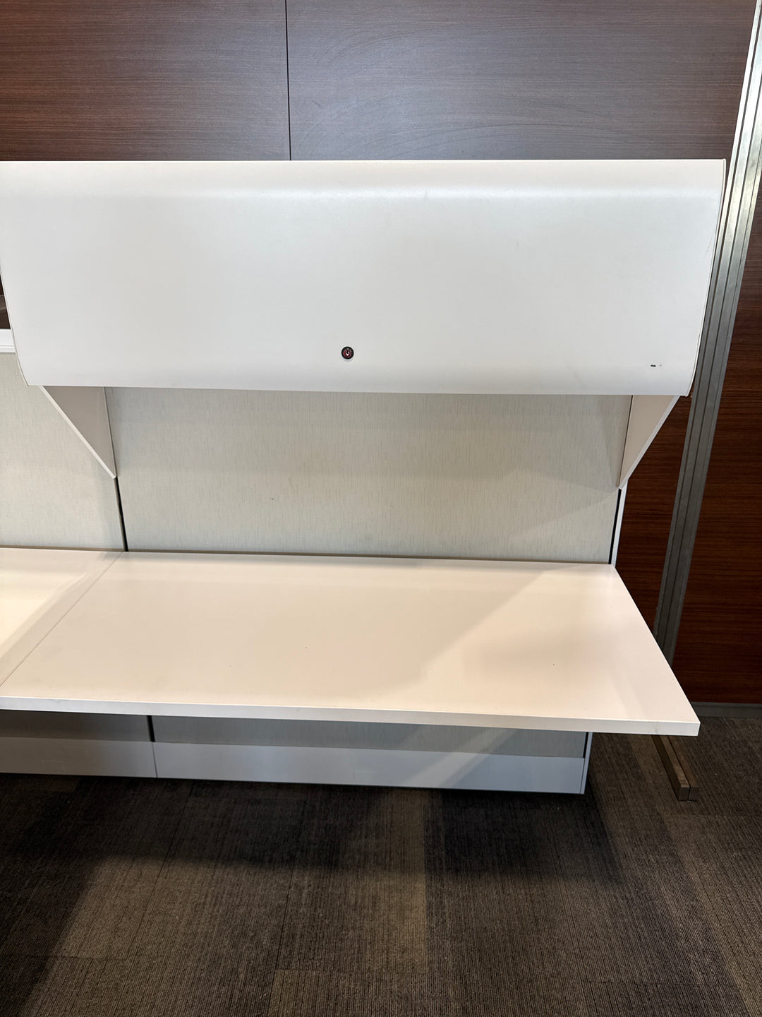 6' x 6' Knoll L-Shape Workstation w/Overhead, BBF Ped