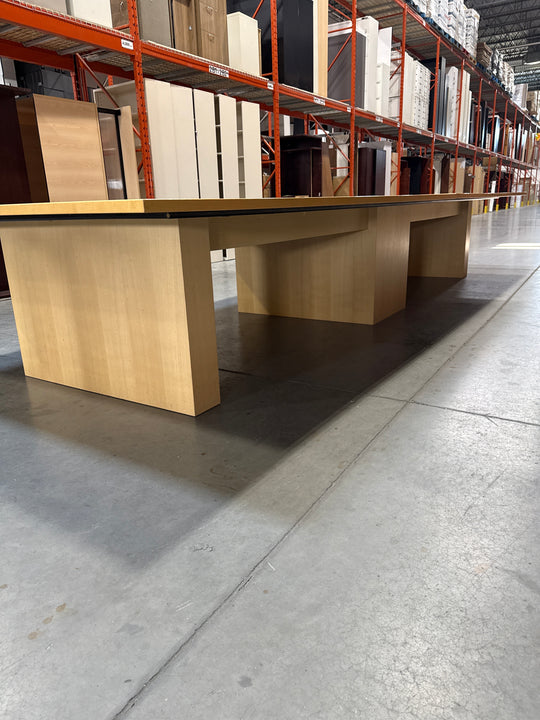 16' Rectangle Boardroom Table w/Electrical