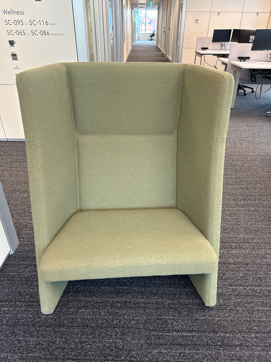 Fabric High Back Lounge Chair