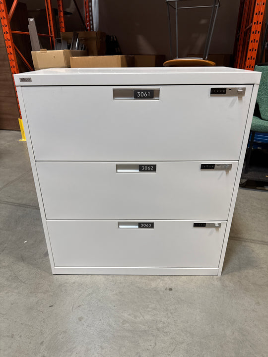 Artopex Metal 3-High Lateral File Cabinet
