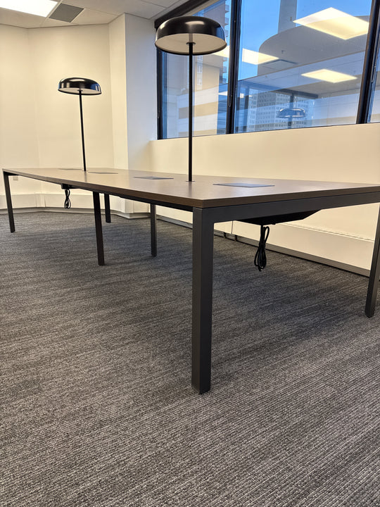 12' Rectangle Boardroom Table w/Electrical