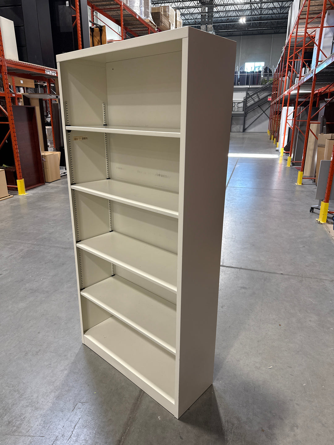Metal 5-High Bookcase