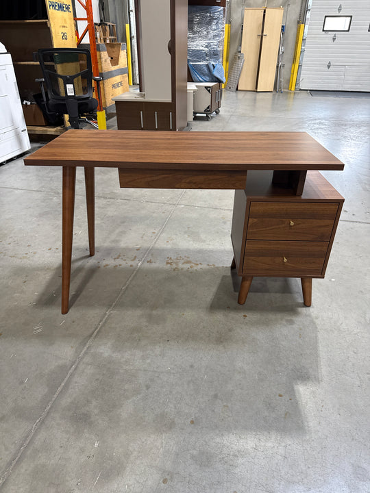4’ Straight Desk w/Ped and Drawer