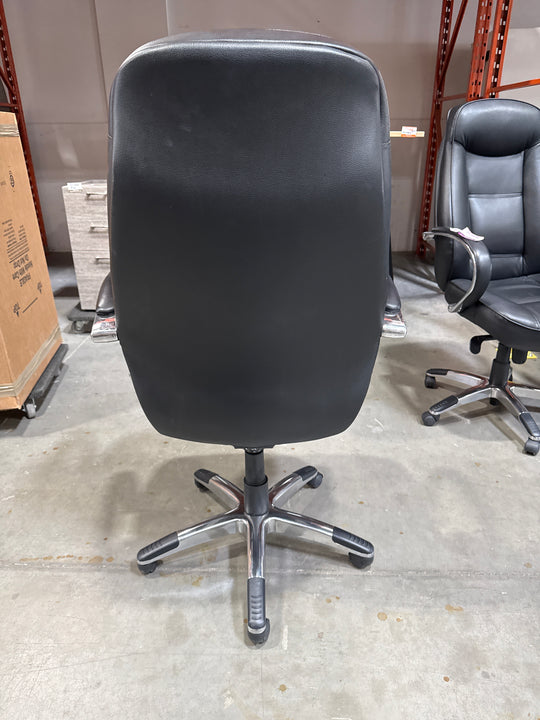 Global Leather High Back Meeting Chair