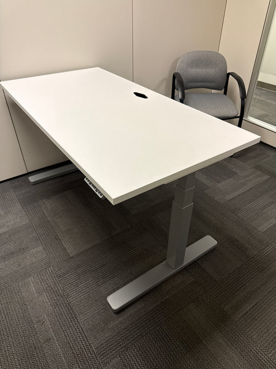 5' Teknion Electronic Sit Stand Desk