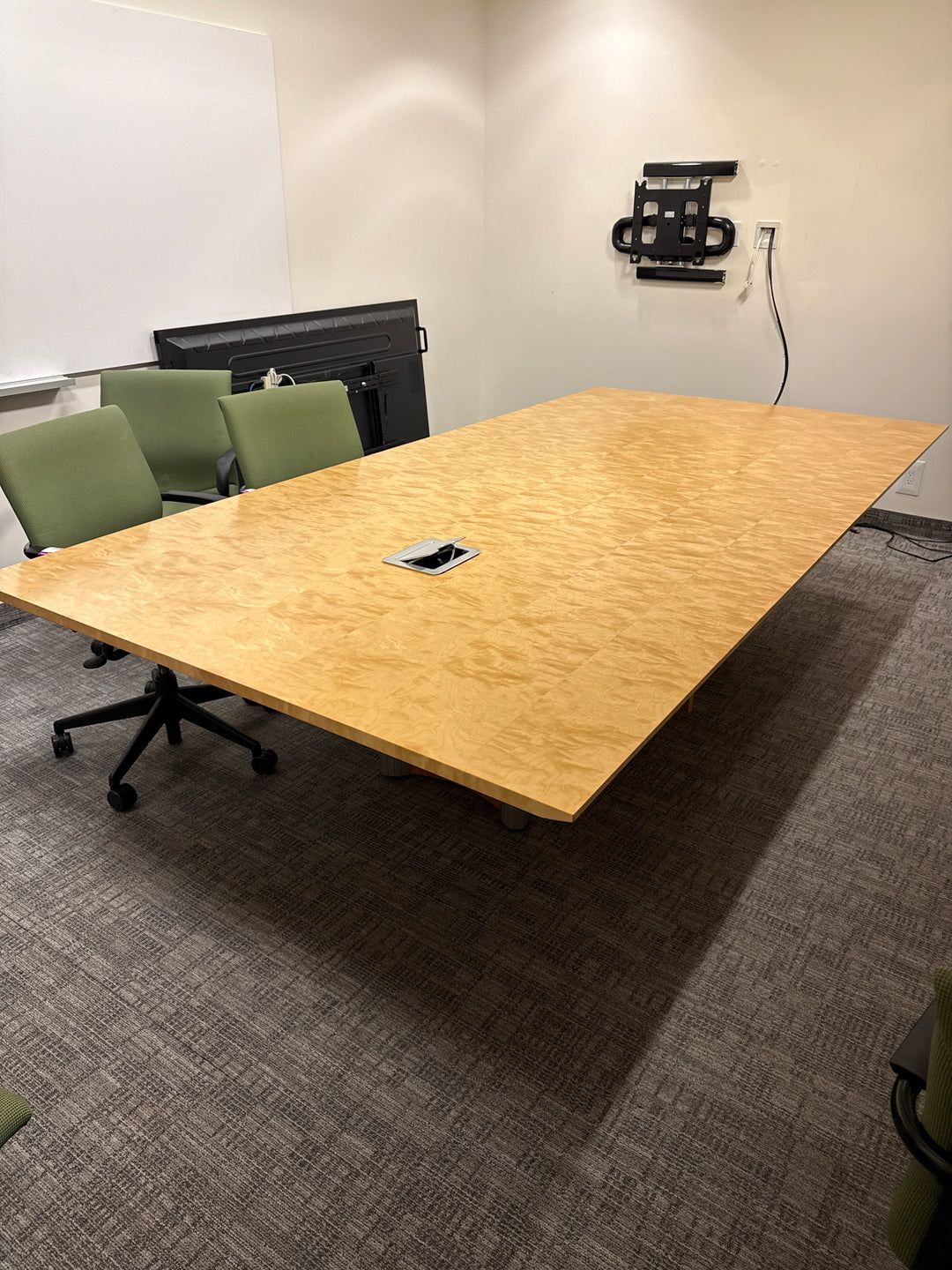 10’ Rectangle Boardroom Table w/Electrical