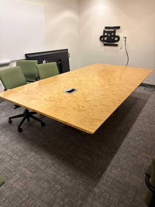 10’ Rectangle Boardroom Table w/Electrical
