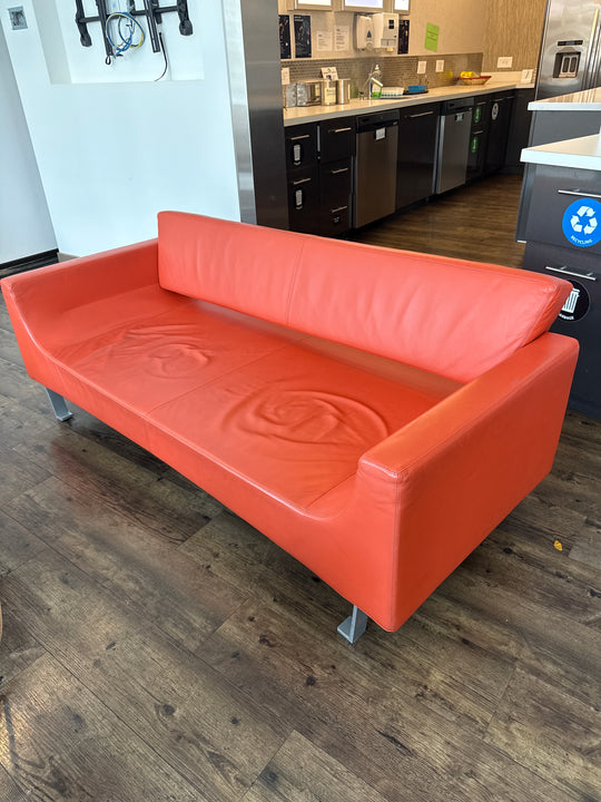 Leather Loveseat