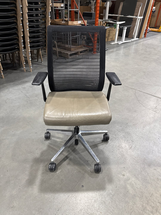 Steelcase Think Meeting Chair w/Leather Seat