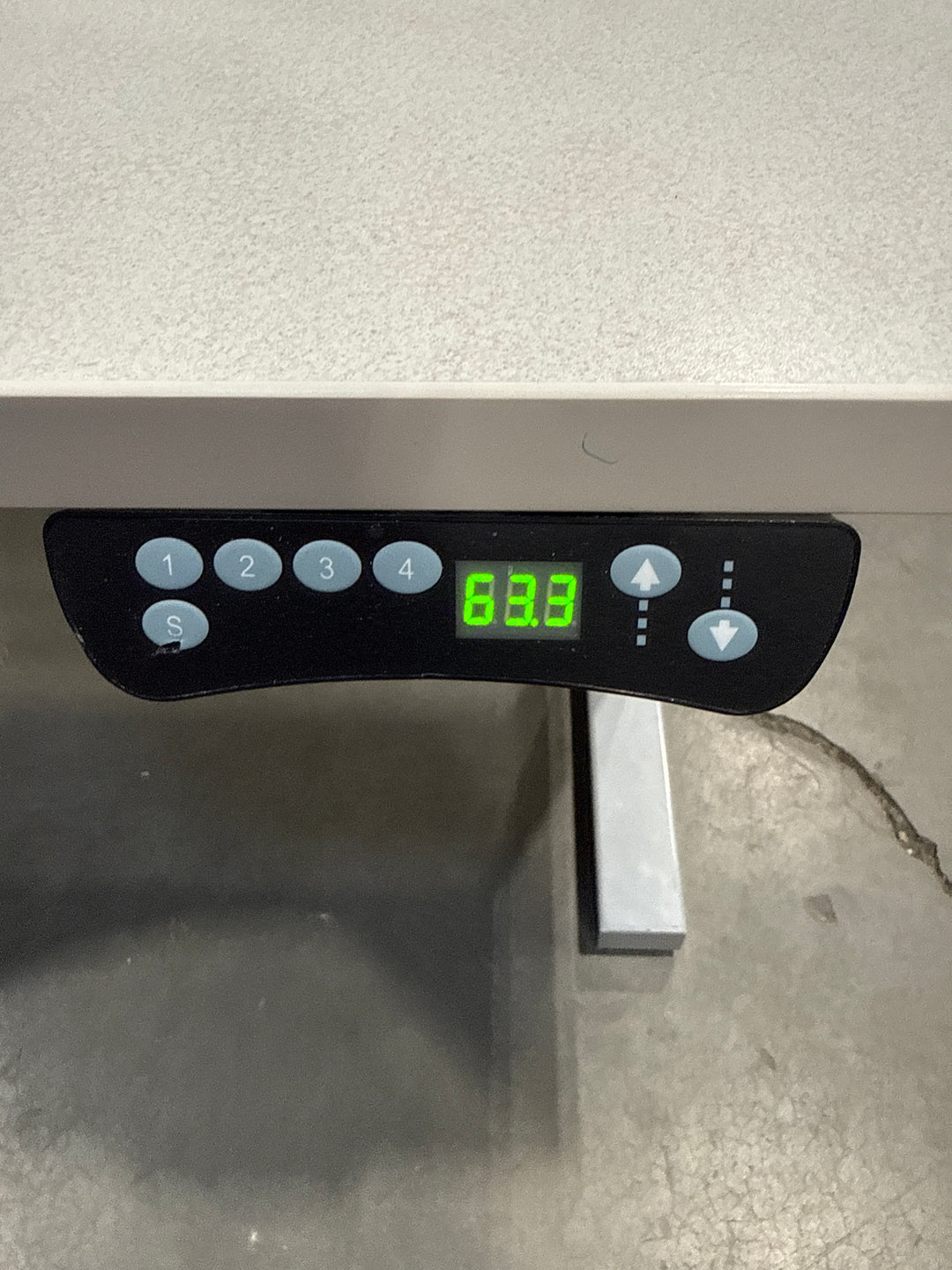 Haworth L-Shape Electronic Sit Stand Desk w/BF Ped